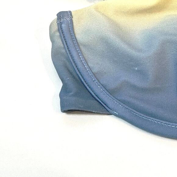 Lovers and Friends Danya Bikini Top in Yellow & Blue Ombre Full Width Wired M - Picture 8 of 8